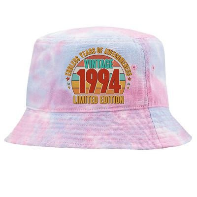 Vintage 1994 Endless Years Of Awesomeness Limited Edition 30th Birthday Tie-Dyed Bucket Hat