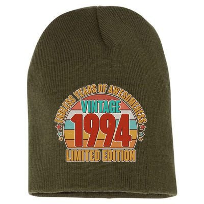 Vintage 1994 Endless Years Of Awesomeness Limited Edition 30th Birthday Short Acrylic Beanie