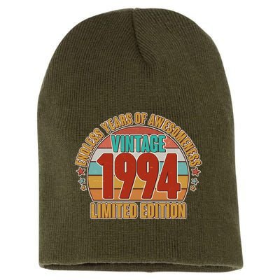 Vintage 1994 Endless Years Of Awesomeness Limited Edition 30th Birthday Short Acrylic Beanie