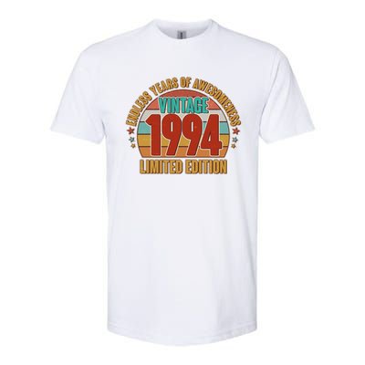 Vintage 1994 Endless Years Of Awesomeness Limited Edition 30th Birthday Softstyle® CVC T-Shirt