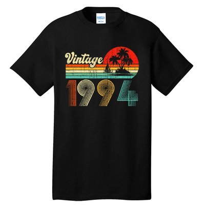 Vintage 1994 Funny 30th Birthday Gifts 30 Years Old Retro Tall T-Shirt