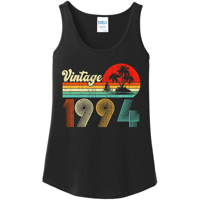 Vintage 1994 Funny 30th Birthday Gifts 30 Years Old Retro Ladies Essential Tank