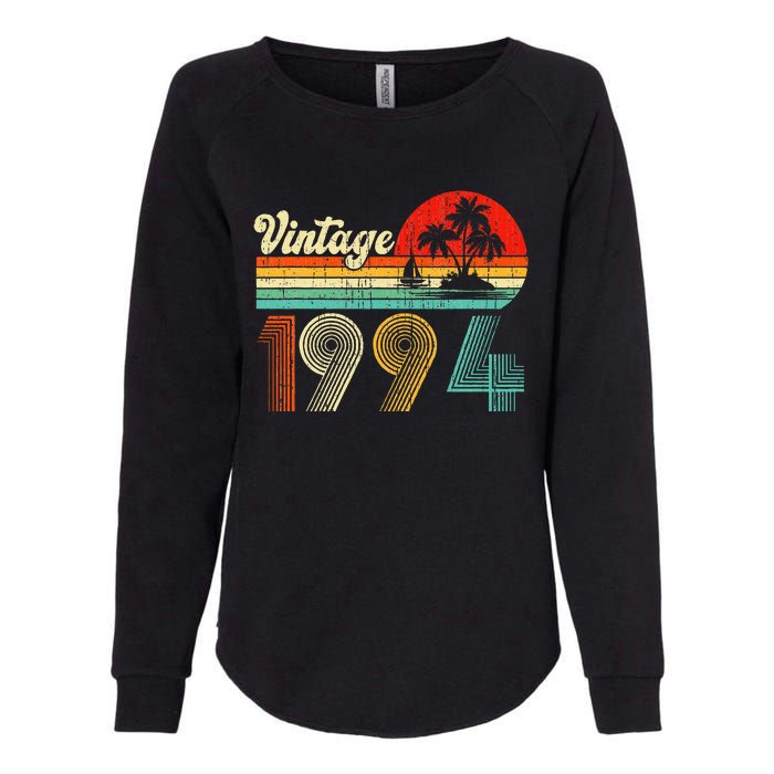 Vintage 1994 Funny 30th Birthday Gifts 30 Years Old Retro Womens California Wash Sweatshirt