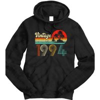 Vintage 1994 Funny 30th Birthday Gifts 30 Years Old Retro Tie Dye Hoodie