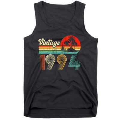 Vintage 1994 Funny 30th Birthday Gifts 30 Years Old Retro Tank Top