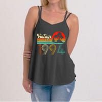 Vintage 1994 Funny 30th Birthday Gifts 30 Years Old Retro Women's Strappy Tank