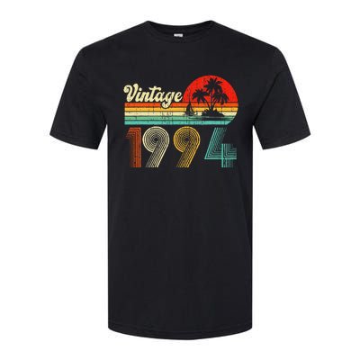 Vintage 1994 Funny 30th Birthday Gifts 30 Years Old Retro Softstyle CVC T-Shirt