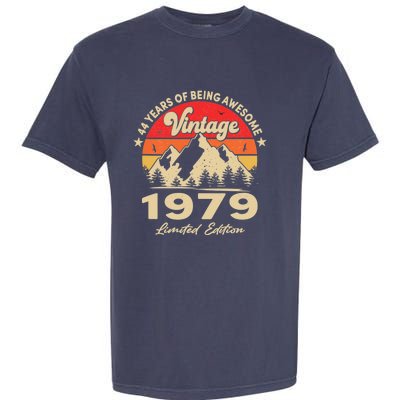 Vintage 1979 Funny 44 Year Old 44th Birthday and Wo Garment-Dyed Heavyweight T-Shirt