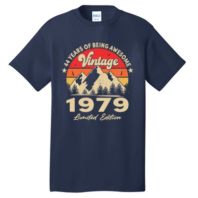 Vintage 1979 Funny 44 Year Old 44th Birthday and Wo Tall T-Shirt