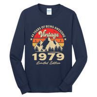 Vintage 1979 Funny 44 Year Old 44th Birthday and Wo Tall Long Sleeve T-Shirt