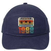 Vintage 1988 Funny 34 Years Old and Wo 34th Birthday 7-Panel Snapback Hat