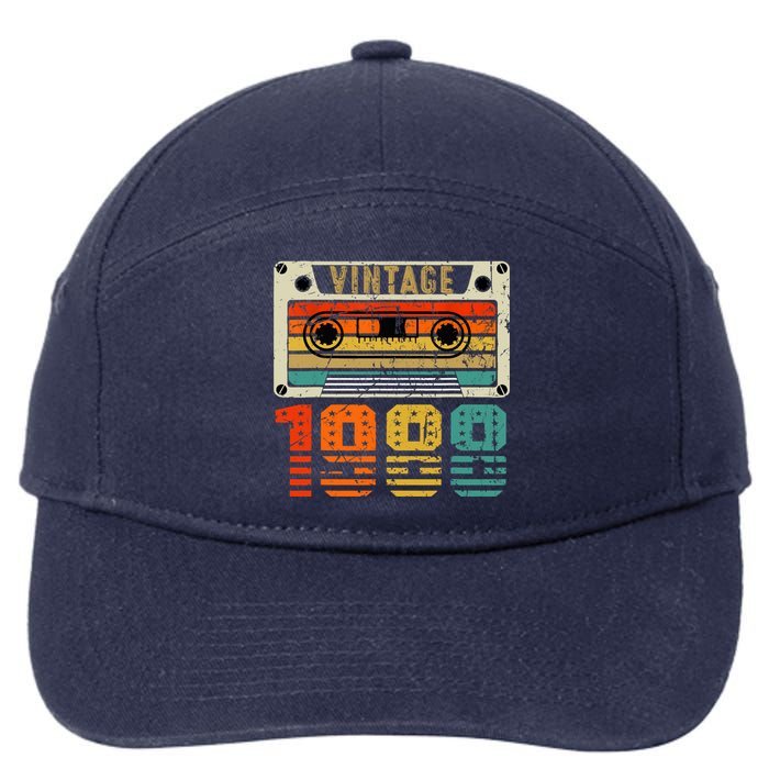 Vintage 1988 Funny 34 Years Old and Wo 34th Birthday 7-Panel Snapback Hat