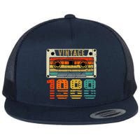 Vintage 1988 Funny 34 Years Old and Wo 34th Birthday Flat Bill Trucker Hat