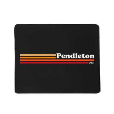 Vintage 1980s Graphic Style Pendleton Oregon Mousepad