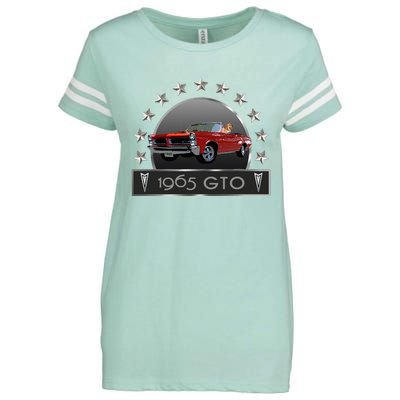 VINTAGE 1965 GTO CONVERTIBLE CLASSIC AMERICAN MUSCLE CARS Enza Ladies Jersey Football T-Shirt