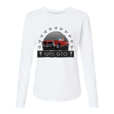 VINTAGE 1965 GTO CONVERTIBLE CLASSIC AMERICAN MUSCLE CARS Womens Cotton Relaxed Long Sleeve T-Shirt