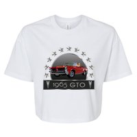 VINTAGE 1965 GTO CONVERTIBLE CLASSIC AMERICAN MUSCLE CARS Bella+Canvas Jersey Crop Tee