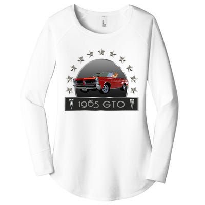 VINTAGE 1965 GTO CONVERTIBLE CLASSIC AMERICAN MUSCLE CARS Women's Perfect Tri Tunic Long Sleeve Shirt