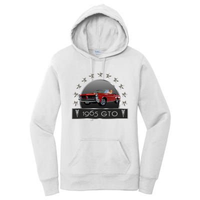 VINTAGE 1965 GTO CONVERTIBLE CLASSIC AMERICAN MUSCLE CARS Women's Pullover Hoodie