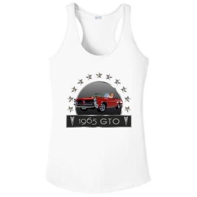 VINTAGE 1965 GTO CONVERTIBLE CLASSIC AMERICAN MUSCLE CARS Ladies PosiCharge Competitor Racerback Tank