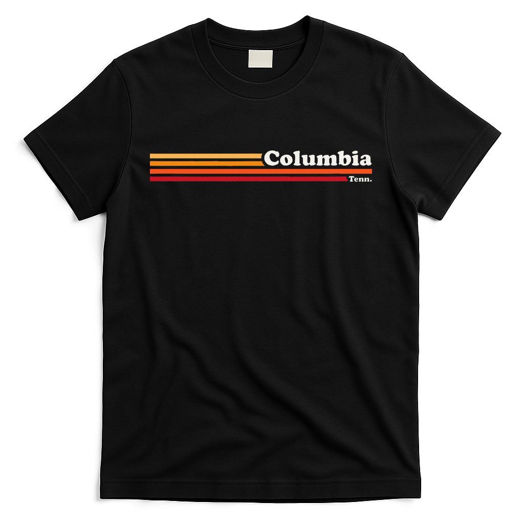 Vintage 1980s Graphic Style Columbia Tennessee T-Shirt