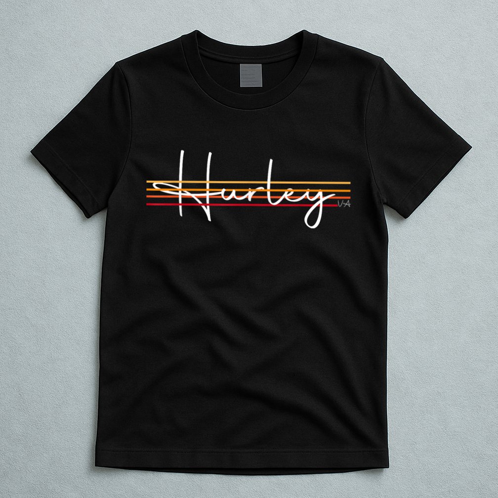 Vintage 1980s Graphic Style Hurley Virginia T-Shirt