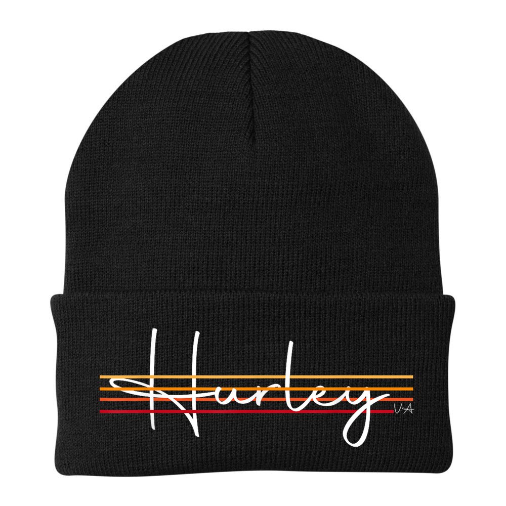 Vintage 1980s Graphic Style Hurley Virginia Beanie