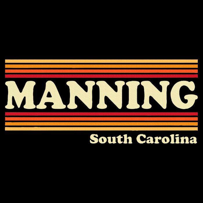 Vintage 1980s Graphic Style Manning South Carolina Baby Bodysuit