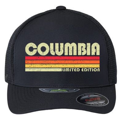 Vintage 1980s Graphic Style Columbia Tennessee Flexfit Unipanel Trucker Cap