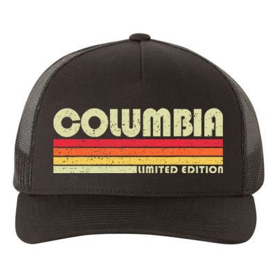 Vintage 1980s Graphic Style Columbia Tennessee Yupoong Adult 5-Panel Trucker Hat