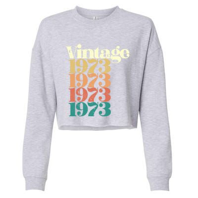 Vintage 1973 Gift Cropped Pullover Crew