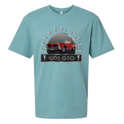 VINTAGE 1965 GTO CONVERTIBLE CLASSIC AMERICAN MUSCLE CARS Sueded Cloud Jersey T-Shirt