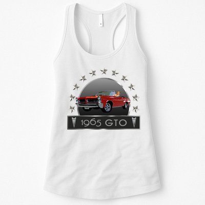 VINTAGE 1965 GTO CONVERTIBLE CLASSIC AMERICAN MUSCLE CARS Womens Tank Top
