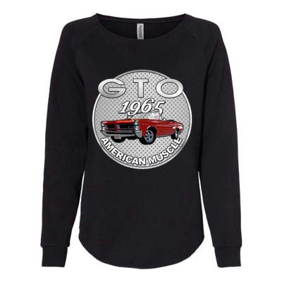 Vintage 1965 Gto Convertible Classic American Muscle Cars Womens California Wash Sweatshirt