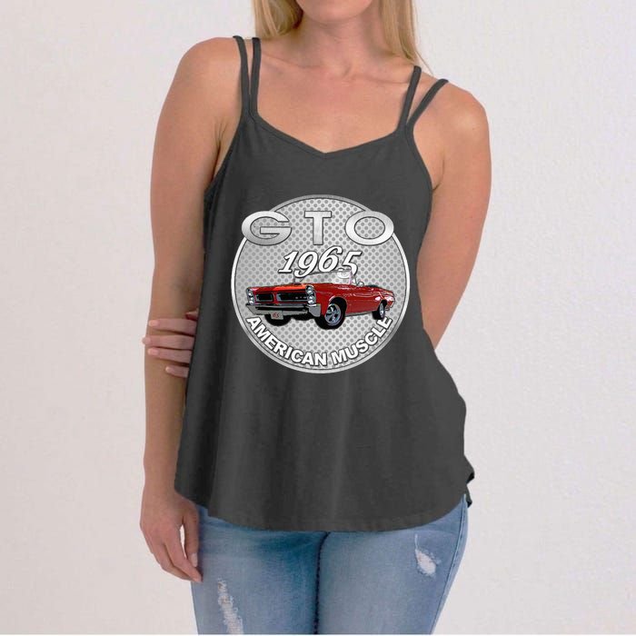 Vintage 1965 Gto Convertible Classic American Muscle Cars Women's Strappy Tank