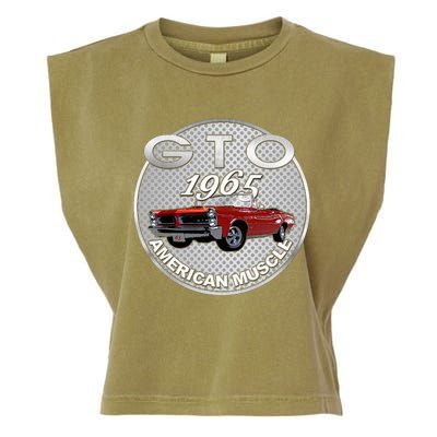 Vintage 1965 Gto Convertible Classic American Muscle Cars Garment-Dyed Women's Muscle Tee