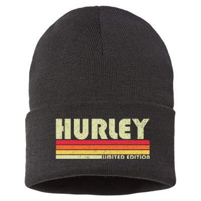 Vintage 1980s Graphic Style Hurley Virginia Sustainable Knit Beanie