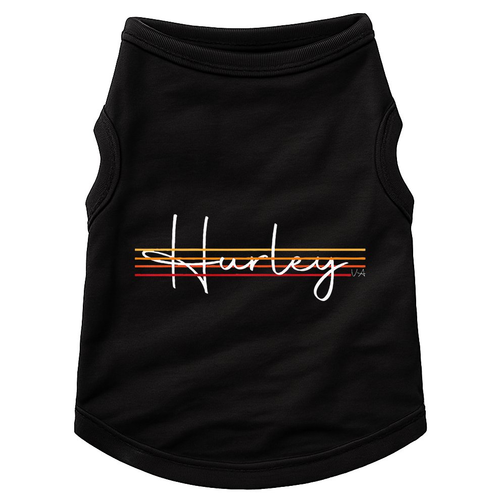 Vintage 1980s Graphic Style Hurley Virginia VA Retro 80s  Doggie Tank