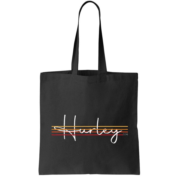 Vintage 1980s Graphic Style Hurley Virginia VA Retro 80s  Bag