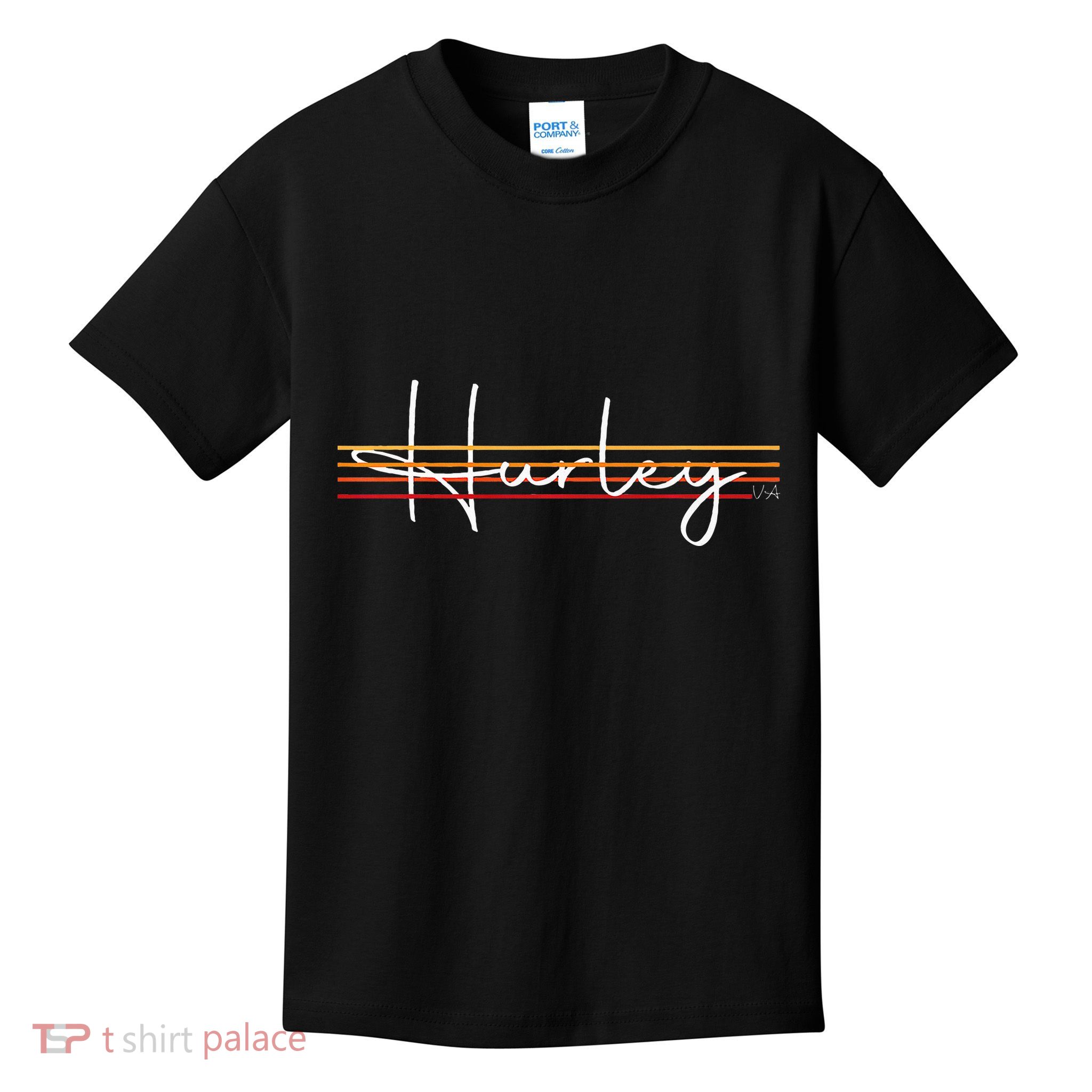 Vintage 1980s Graphic Style Hurley Virginia VA Retro 80s  Kids T-Shirt