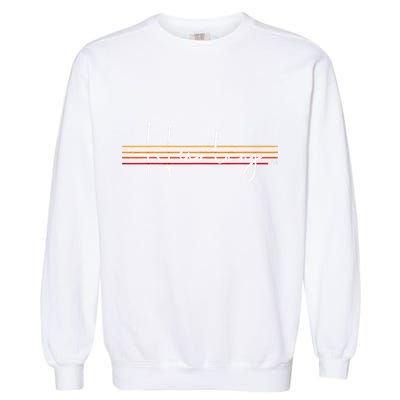 Vintage 1980s Graphic Style Hurley Virginia VA Retro 80s  Garment-Dyed Sweatshirt