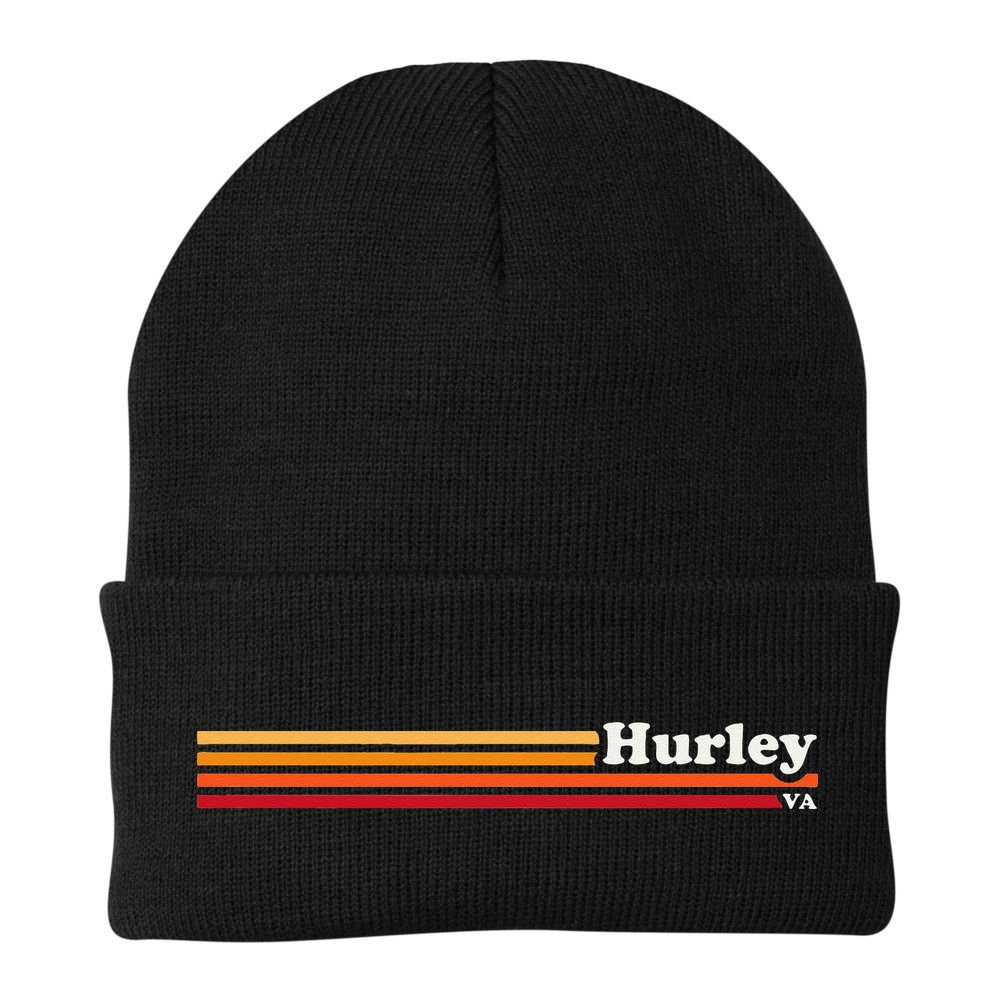 Vintage 1980s Graphic Style Hurley Virginia Beanie