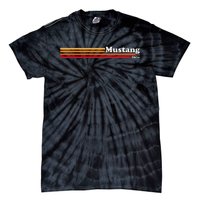 Vintage 1980s Graphic Style Mustang Oklahoma Tie-Dye T-Shirt