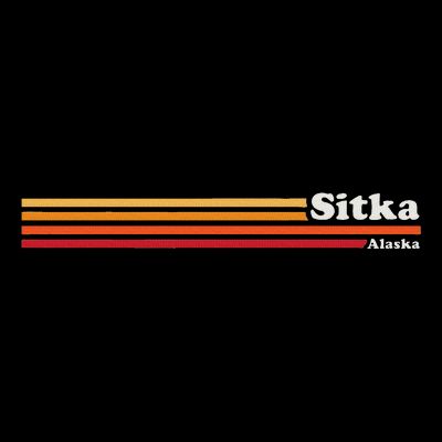Vintage 1980s Graphic Style Sitka Alaska T-Shirt