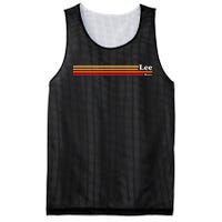 Vintage 1980s Graphic Style Lee Massachusetts Mesh Reversible Basketball Jersey Tank