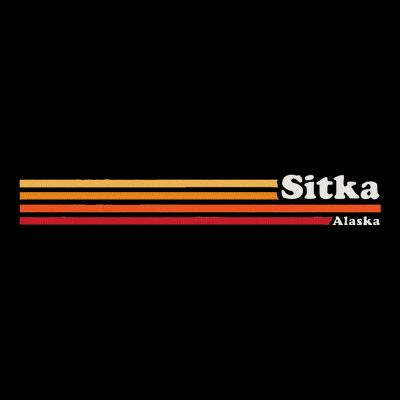 Vintage 1980s Graphic Style Sitka Alaska T-Shirt