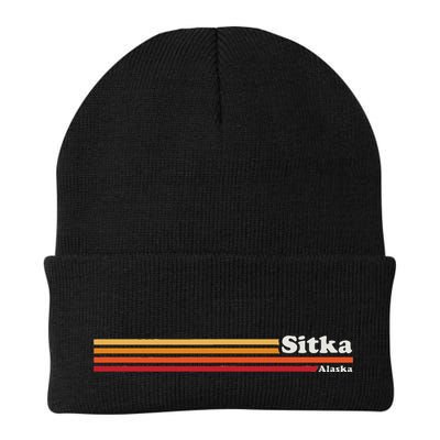Vintage 1980s Graphic Style Sitka Alaska Beanie