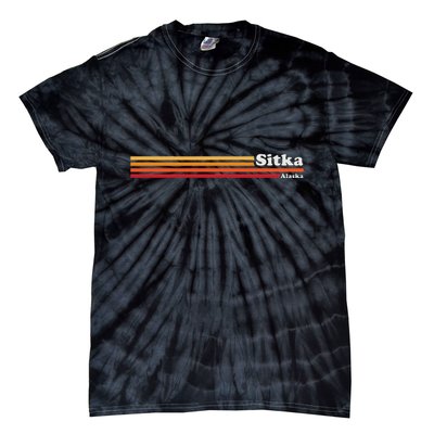 Vintage 1980s Graphic Style Sitka Alaska Tie-Dye T-Shirt
