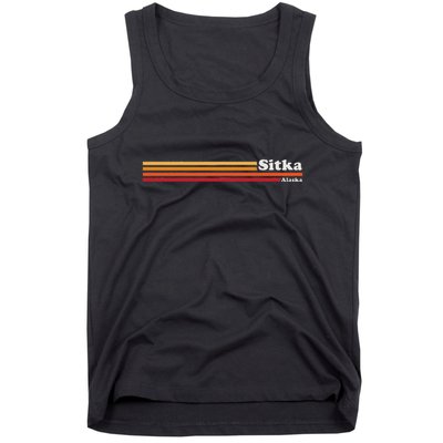 Vintage 1980s Graphic Style Sitka Alaska Tank Top