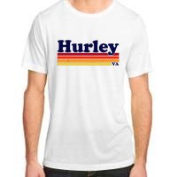 Vintage 1980s Graphic Style Hurley Virginia Adult ChromaSoft Performance T-Shirt